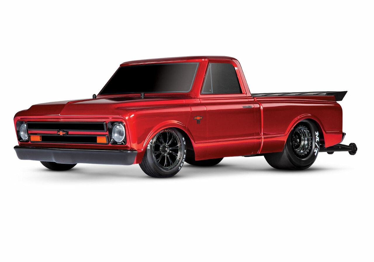 Traxxas Drag Slash 1/10 2WD No Prep Truck w/1967 Chevrolet C10 Body (Red) w/TQi 2.4GHz Radio & TSM (RTR)