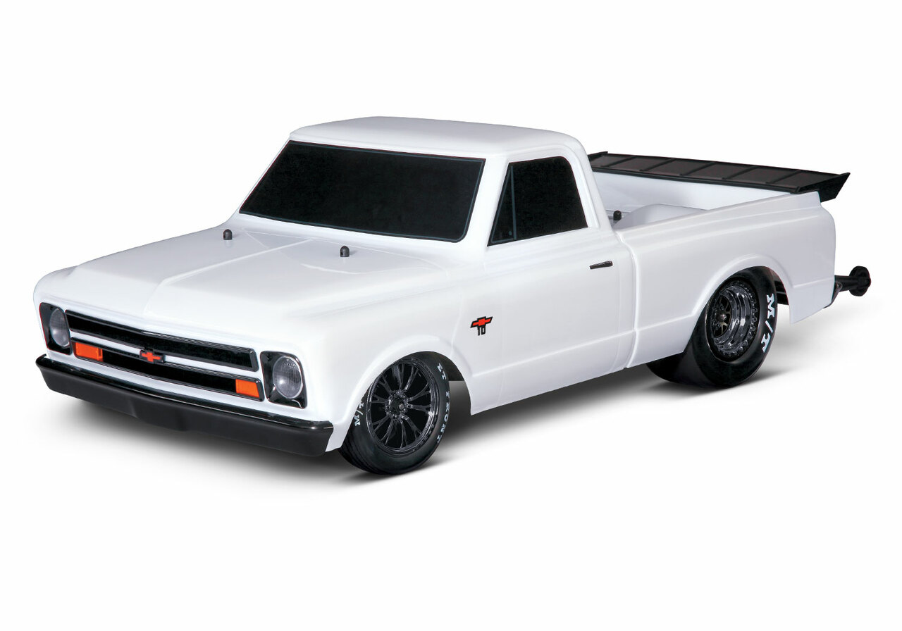 Traxxas Drag Slash 1/10 2WD No Prep Truck w/1967 Chevrolet C10 Body (White) w/TQi 2.4GHz Radio & TSM (RTR)